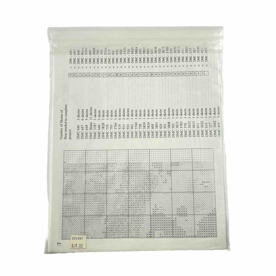 Lone Deer Sonagolese Counted Cross Stitch Pattern Pueblo Christmas Bells Item image 5