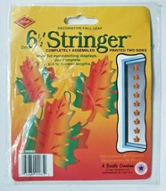 1998 Beistle Decorative Fall Leaf Strigner 6.5&#39; New In Packaging - $9.99