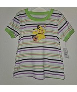 NWT Pokemon Pikachu Halloween Shirt Girls Large 10-12 Green Purple Black... - £6.60 GBP