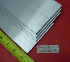 1 Pc of 4 Pieces 1/4&quot;x 4&quot; ALUMINUM 6061 FLAT BAR 6&quot; long T6511 Plate Extruded Mi - £40.96 GBP