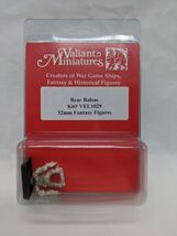 Valiant Miniatures Bear Balsac 32mm Fantasy Figures Metal Miniature - $7.48