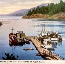 San Juan Islands Washington Postcard Puget Sound c1960-70s Armed Forces PCBG8B - £15.66 GBP
