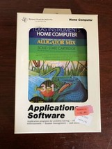 Alligator Mix Texas Instruments TI-99/4A Home Computer Applications Soft... - $14.99