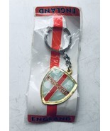Saint Georges Cross Shield Metal England Football Official Keyring Keychain - £5.63 GBP