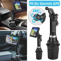360 Adjustable Gooseneck Car Cup Holder Mount Cradle for Garmin Automoti... - £24.38 GBP