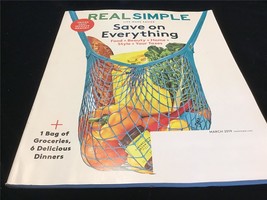 Real Simple Magazine March 2019 Save on Everything - £7.81 GBP
