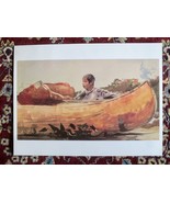 Winslow Homer - &quot;Indian Boy With Canoe&quot; - Adventures In Art Reproduction... - $46.70 CAD