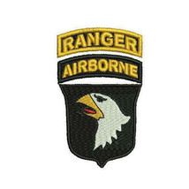 101st Airborne with Ranger Tab Screaming Eagle Custom Embroidered Polo S... - £23.59 GBP