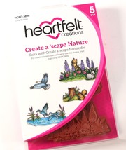 NEW - Heartfelt Creations &quot; Create a &#39;scape Nature &quot; Cling Stamps HCPC-3896 - £17.34 GBP