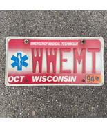 Wisconsin Expired 1994 Emergency Medical Technician Vanity License Plate... - £45.74 GBP