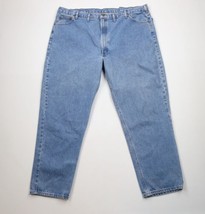 Vintage Y2K Carhartt Mens 50x32 Distressed Spell Out Traditional Fit Denim Jeans - $59.35