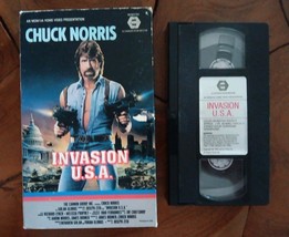 Invasion U.S.A. VHS Big Box 1986 - $20.00