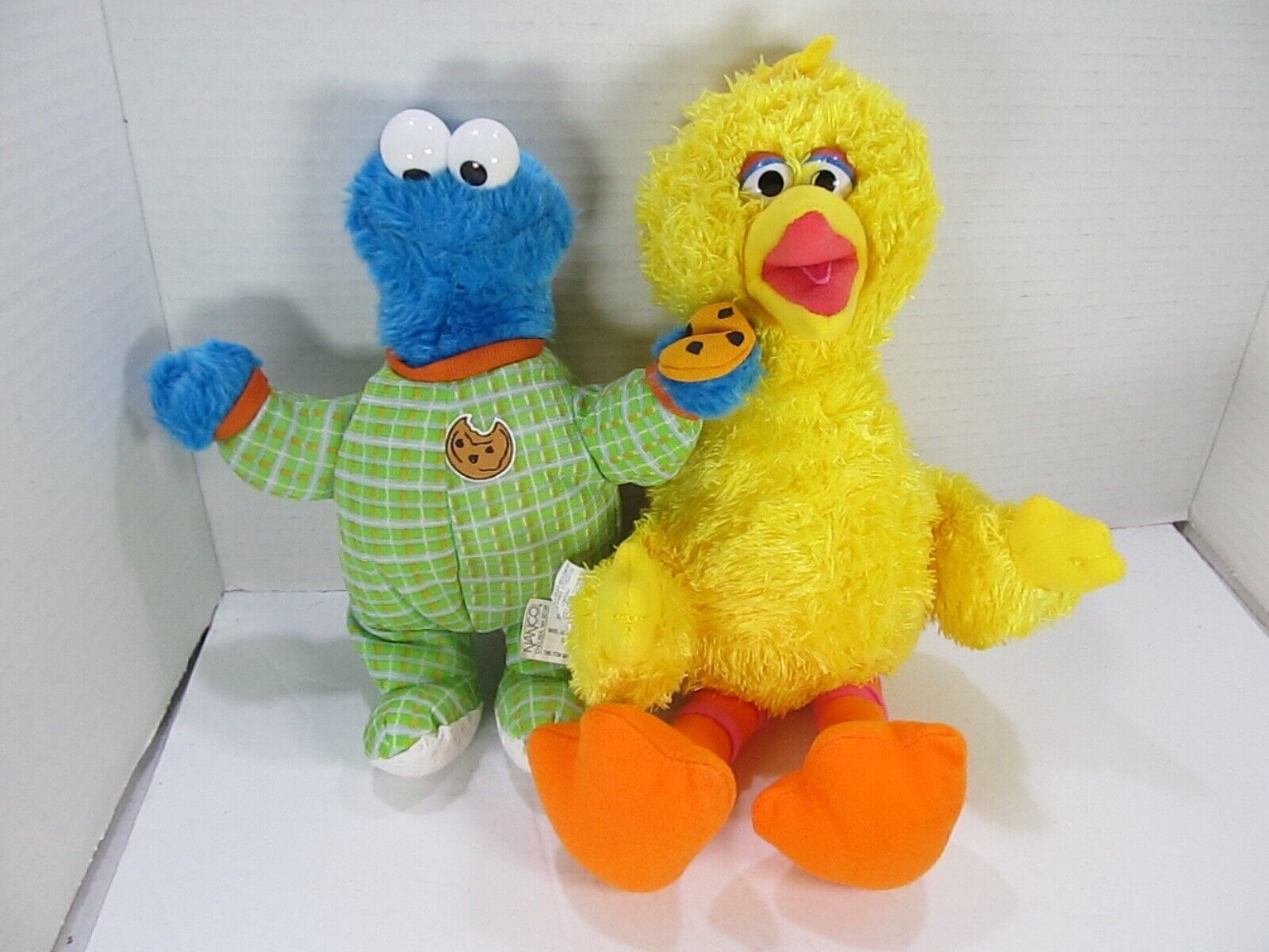 Primary image for Sesame Street Nanco Cookie Monster PJs & Gund Big Bird Stuffed Animal Lot of 2