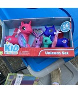 Kid Connection 16 Pc Unicorn Set Brush Comb Pony Pink Blue Girl Gift Age... - £7.42 GBP