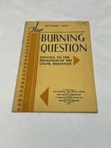 Vintage The Burning Question Septembe 1930 Tobacco Magazine Paper Epheme... - $19.79