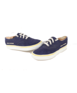 Vintage 90s Polo Sport Ralph Lauren Spell Out Canvas Shoes Sneakers Mens... - $54.40