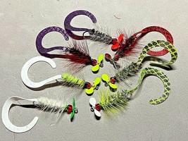 2023, 7 pk, Size 6, Curly-Tail Spinner Fly, Super Multi-Pak,New colors, ... - £7.47 GBP