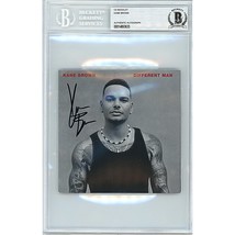 Kane Brown Country Music Signed CD Different Man Album Beckett Authentic Slab - £116.33 GBP