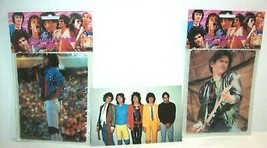 Rolling Stones Large Photo Stickers &amp; Postcard Lot Mick Jagger Keith Richards - £14.27 GBP