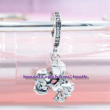 2020 Mother&#39;s Day Release 925 Sterling Silver Married Couple Dangle Charm - £14.06 GBP