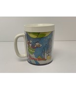 Vintage Walt Disney World Plastic Mug Mickey Tinkerbell Goofey Minnie Do... - €11,21 EUR