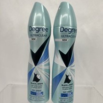 (2) Degree Ultraclear Antiperspirant Dry Spray Black/White Pure Clean 3.8 oz - £7.97 GBP