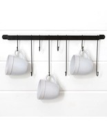 Tea Coffee Cup Mug Rack Holder Wall Mounted Organizer with Hooks Storage... - $328.22 MXN