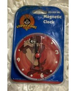 Vintage Tasmanian Devil Magnetic Clock Looney Tunes 3&quot; Ata-Boy 1998 - $13.56 CAD