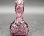 Vintage Amethyst Lilac Soft Purple Mini Art Deco Perfume Bottle Glass - $29.69