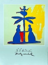 Andy Warhol Hans Christian Andersen Papel Cortar Dos Mujeres Alrededor Un Árbol - £164.21 GBP