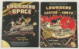 Set of 2 Autographed Lowriders In Space Graphic Novels Volume 1 &amp; 2 Cent... - £15.68 GBP
