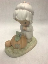 ENESCO  Precious Moments ceramic  figurine 1988 OCTOBER 110094 - $41.57