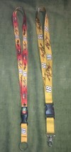 Kyle Busch Lanyards Set of 2 MINT (Red/Yellow) - £19.77 GBP