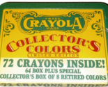 New 1991 Crayola Collector&#39;s Colors Limited edition 72 Crayons inside  - $9.99