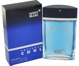 Mont Blanc Presence Cool Cologne 2.5 Oz Eau De Toilette Spray - £71.49 GBP