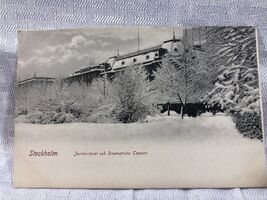 Stockholm Jernkentoret Och Dramatiska Ceatern . Vintage Postcard - $51.89 MXN Stockholm Jernkentoret Och Dramatiska Ceatern . Vintage Postcard - $51.89 MXN