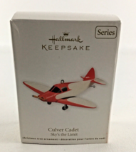 Hallmark Keepsake Christmas Ornament Sky&#39;s The Limit #15 Culver Cadet Plane 2011 - £23.75 GBP