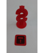 1981 Trust Me Board Game Replacement Parts Red Dollar Shape Playing Piece - $5.40 CAD