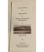 Vintage Treasury Department Brochure Washington DC BRO3 - £7.13 GBP