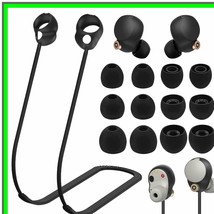 Silicone Ear Tips and Lanyard Set for Sony WF-1000XM4 - £21.42 GBP