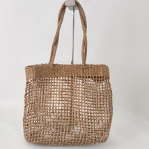 Handmade Straw Bag, Straw Beach Bag, Market Basket, Straw Knitted Beach Bag - £20.47 GBP