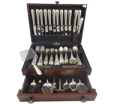 Feather Edge by Gorham Sterling Silver Flatware Set 12 Dinner Service 120 Pcs - £5,949.60 GBP