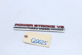 99-04 Ford F-350 Sd Lariat Door Power Stroke V8 Turbo Diesel Emblem Badge Q9025 - £28.12 GBP