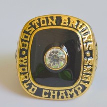 Replica Gold Crystal 1970 Boston bruins Championship Ring BC4594 - $21.40