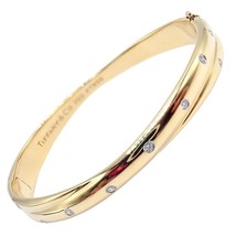 Authenticity Guarantee 
Tiffany &amp; Co 18k Yellow Gold Platinum Etoile Diamond ... - £4,989.73 GBP