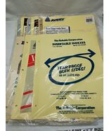 Lot Of (6) Vintage Index Dividers For 3 Ring Binders - $227.42 MXN