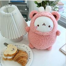 Molang Boucle Stuffed Animal Rabbit Plush Toy 9.8 inch Teddy Bear Costume (Pink) image 4