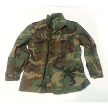 U.S. Army Coat Cold Field Size M Camouflage Green American Apparel Inc.   - $46.08