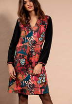 Maloka: Sedona Rock Abstract Art Mixed Media Dress - £92.01 GBP