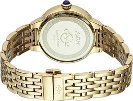 GV2 by Gevril Astor 9101 Womens Diamond Swiss Quartz Gold Tone Bracelet ... - $1,221.42